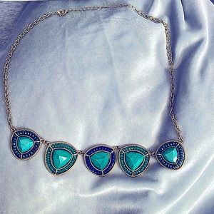 Such a cute necklace with beautiful beading and gem stones!